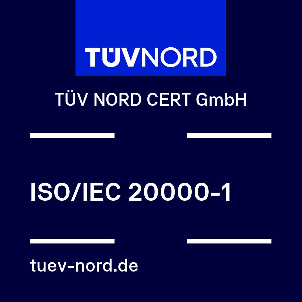 ISO 20000-1 certifikat